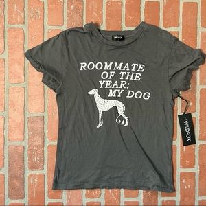 WILDFOX Roommate Of The Year: My Dog Tee NWT